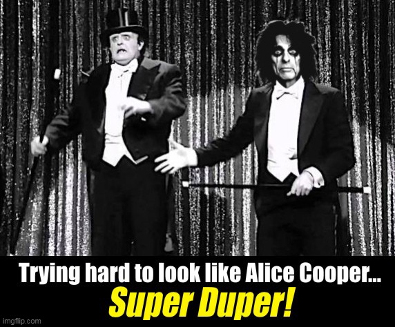 Feed My Young Frankenstein :) | image tagged in alice cooper,young frankenstein,peter bolyle,memes | made w/ Imgflip meme maker