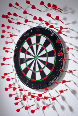 High Quality Darts missing the board Blank Meme Template