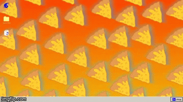 Pizza Windows | image tagged in gifs,food,gaming | made w/ Imgflip video-to-gif maker