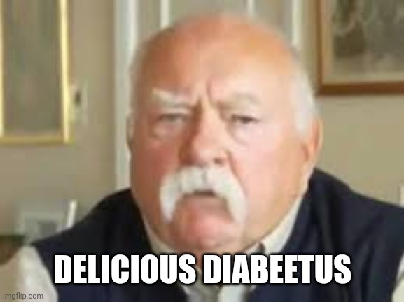 Diabeetus Dan | DELICIOUS DIABEETUS | image tagged in diabeetus dan | made w/ Imgflip meme maker