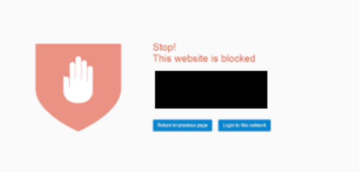 High Quality Website Blocked Blank Meme Template