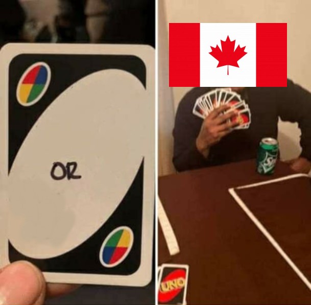 High Quality Canada disfunction Blank Meme Template