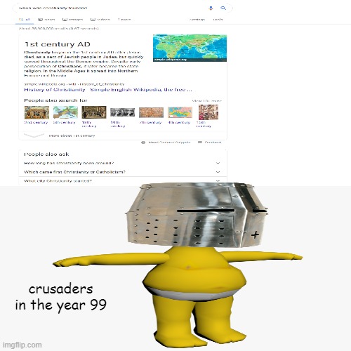crusaders in the year 99 | image tagged in lel | made w/ Imgflip meme maker