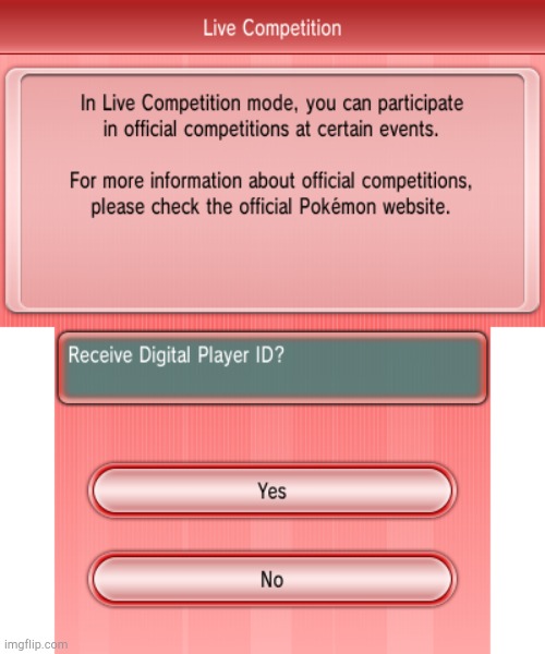 Pokemon ORAS Live Competition | image tagged in pokemon oras live competition | made w/ Imgflip meme maker