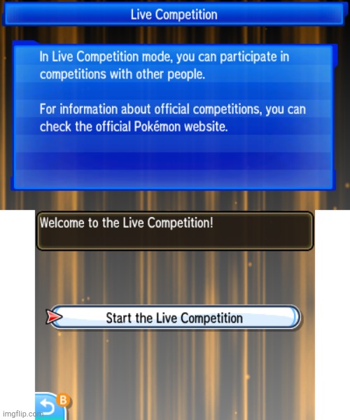 Pokemon Sun & Moon Live Competition | image tagged in pokemon sun  moon live competition | made w/ Imgflip meme maker