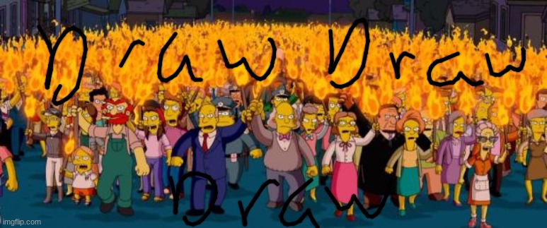 Simpsons angry mob torches | image tagged in simpsons angry mob torches | made w/ Imgflip meme maker
