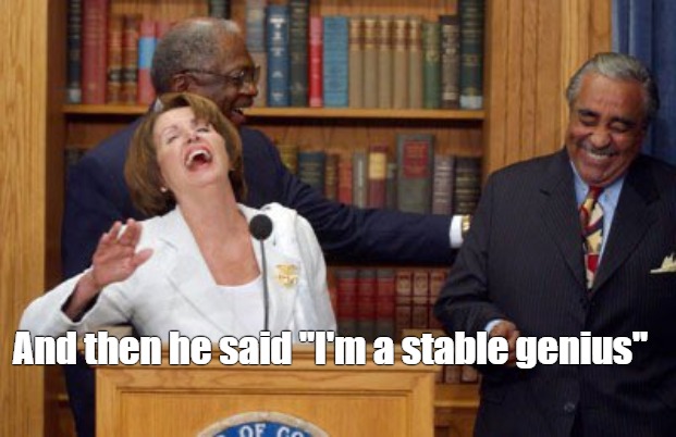 Who's the fool. The Fool or the one who follows the fool. | And then he said "I'm a stable genius" | image tagged in trump,stable genius,laughable | made w/ Imgflip meme maker