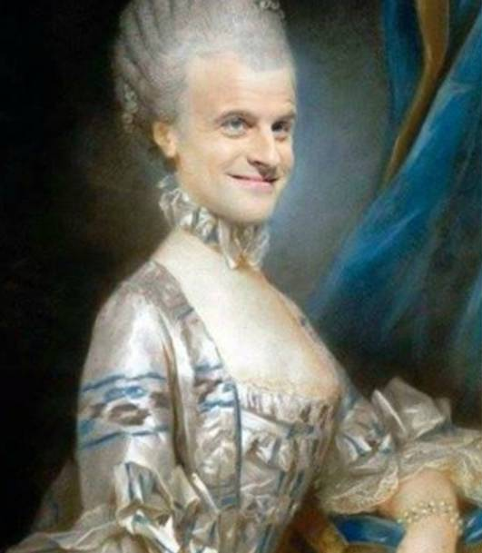 Macrontoinette Blank Meme Template