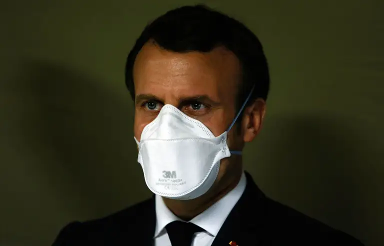 Macron masque Blank Meme Template