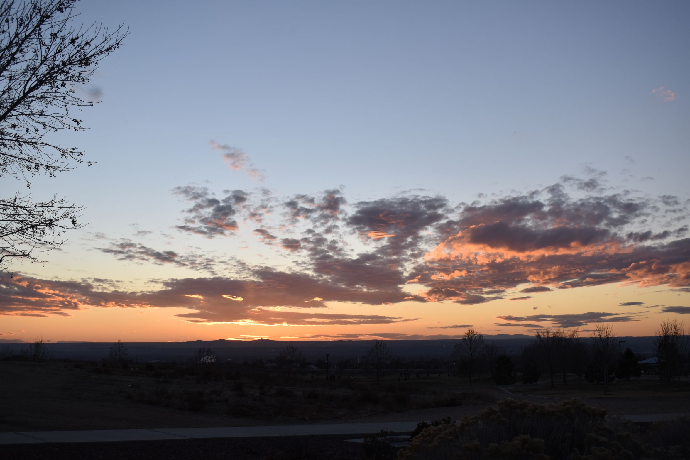 Albuquerque west skyline Blank Meme Template