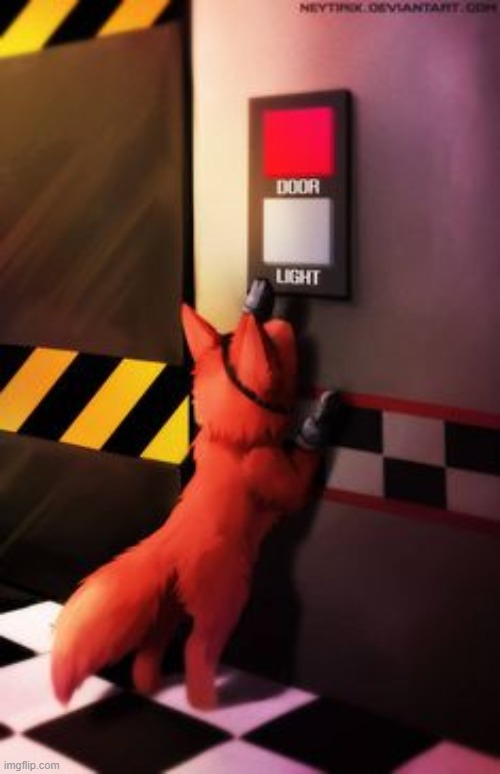 I just found this and thought it was cute and so I'm sharing it here. | image tagged in foxy,foxy five nights at freddy's,fox,cute,art,fluffer boi | made w/ Imgflip meme maker