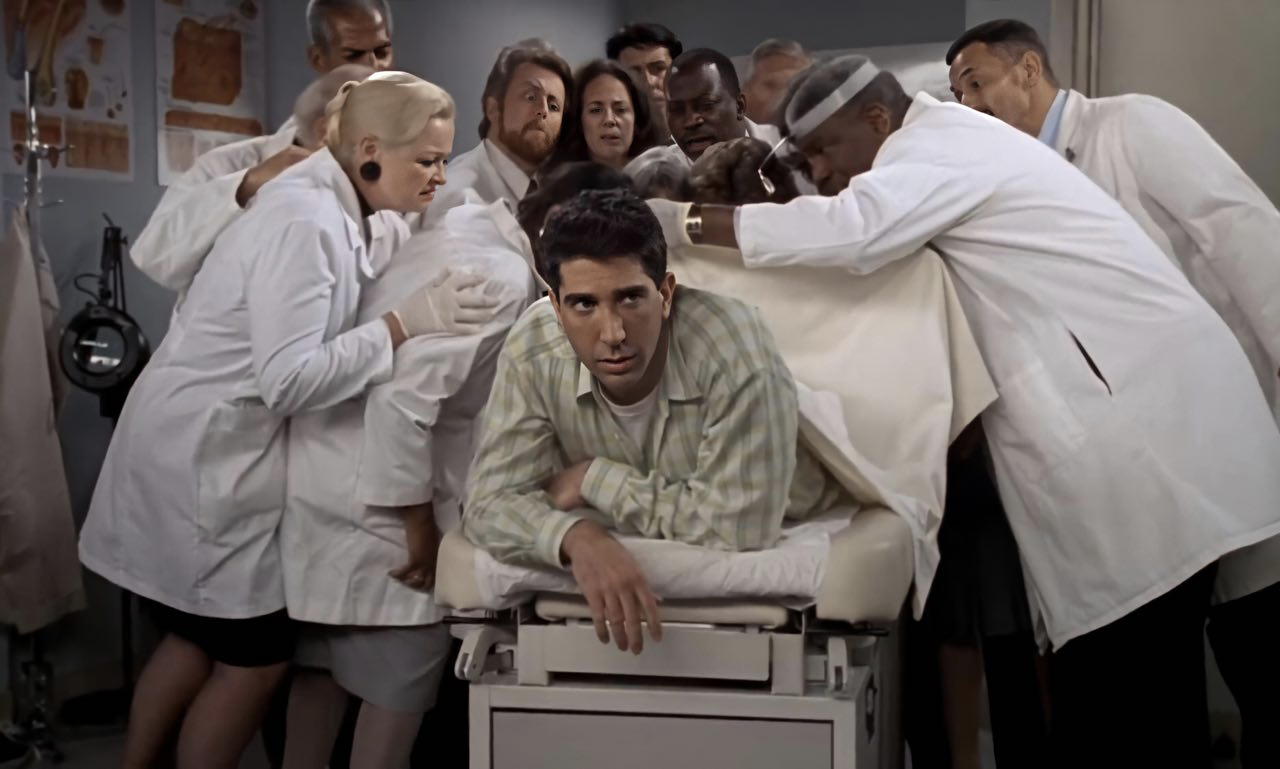 High Quality Ross And Doctors Blank Meme Template