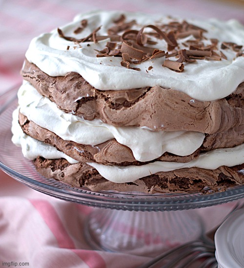 Chocolate Meringue Cake | made w/ Imgflip meme maker