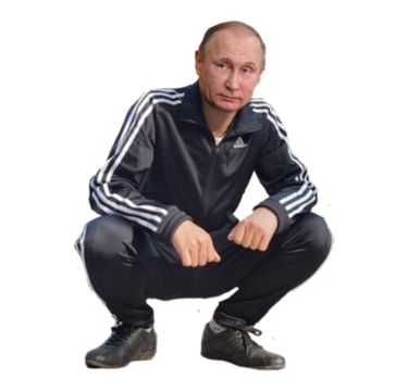 Putin Gopnik Blank Meme Template