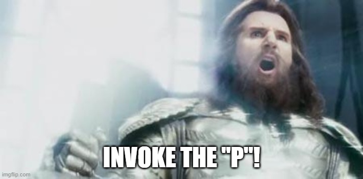 Kraken | INVOKE THE "P"! | image tagged in kraken | made w/ Imgflip meme maker