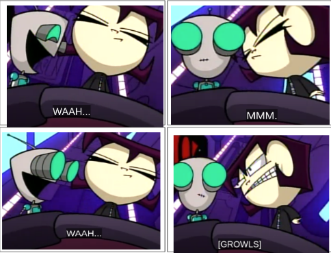 Gir and Gaz Blank Meme Template