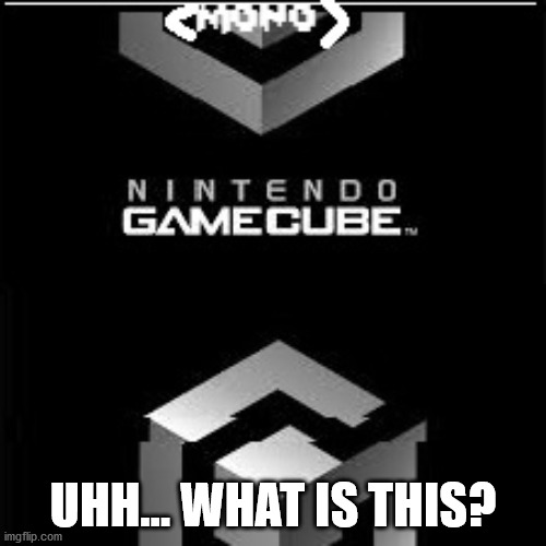 GameCube Meme | UHH... WHAT IS THIS? | image tagged in gamecube meme | made w/ Imgflip meme maker