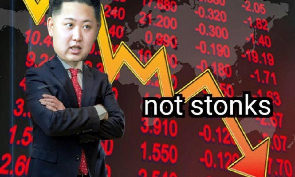 High Quality Hungry Kim Jong Stonk Blank Meme Template