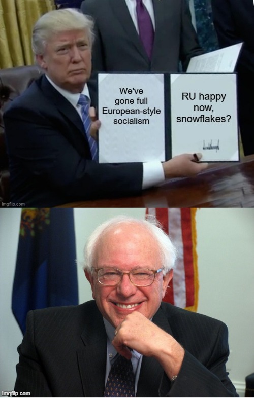 Just watch, all the socialist spending will NOT stop when the crisis is over. | image tagged in socialism,democratic socialism,coronavirus,trump,wtf bernie sanders | made w/ Imgflip meme maker