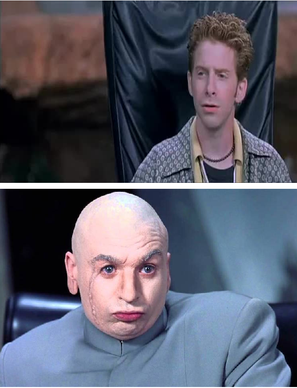 High Quality Dr Evil and Scott Blank Meme Template