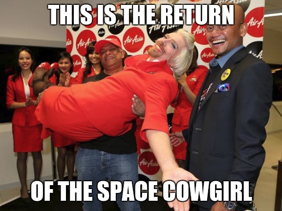 The Blokes An Embarrassment imo, just look @ him. We As Islands Don't Want him representing ours. Let him represent his own. | THIS IS THE RETURN; OF THE SPACE COWGIRL | image tagged in space force,qanon,parliament,england,london,uk | made w/ Imgflip meme maker