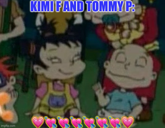 Kimi and Tommy!! | KIMI F AND TOMMY P:; 💗💘💘💘💘💘💘💗 | image tagged in kimi and tommy | made w/ Imgflip meme maker