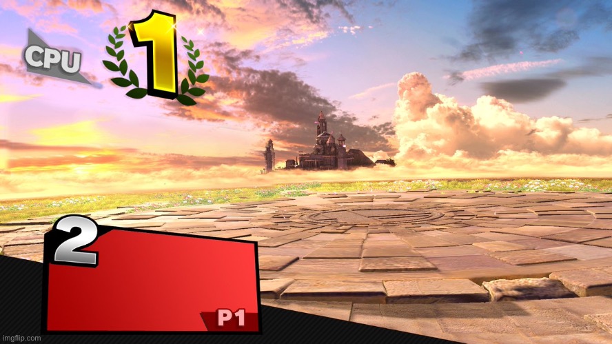 Smash bros victory template | image tagged in smash bros victory template | made w/ Imgflip meme maker