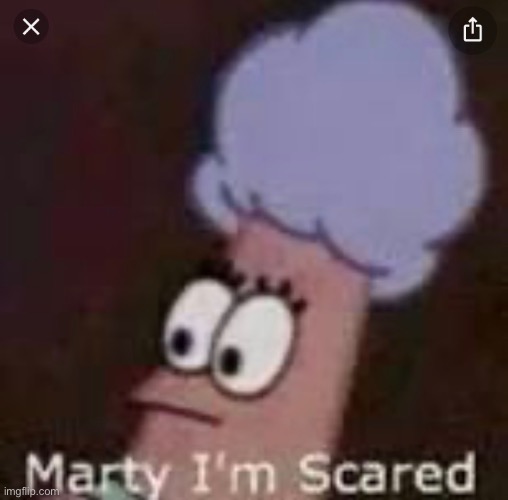 Marty I’m scared | image tagged in marty im scared | made w/ Imgflip meme maker