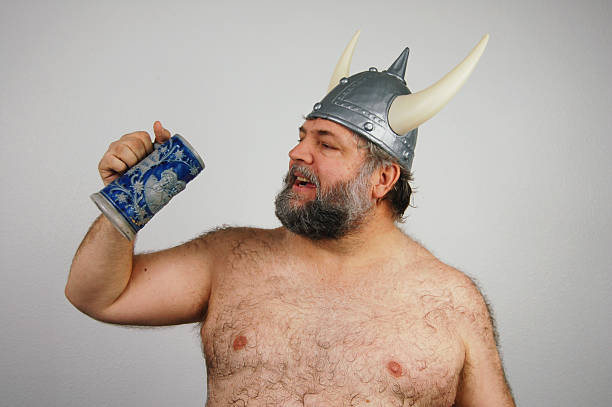 High Quality Rune Viking Horned Helmet Drunk Blank Meme Template