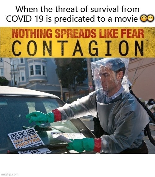 Contagion Coronavirus Threat | image tagged in contagion coronavirus threat | made w/ Imgflip meme maker
