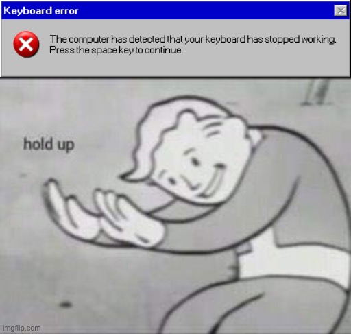 Wait what? | image tagged in fallout hold up,09pandaboy,memes,errors,funny | made w/ Imgflip meme maker