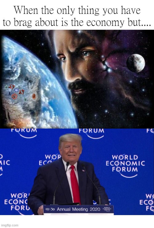 High Quality Trump Divine Karma Blank Meme Template