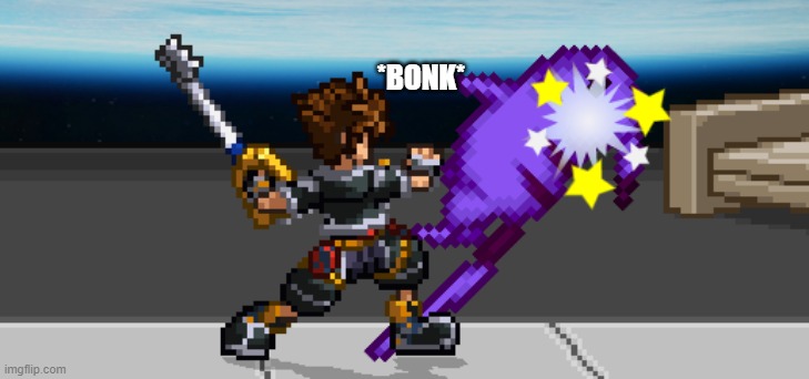 Sora Do The BONK | *BONK* | image tagged in super smash flash 2,ssf2 | made w/ Imgflip meme maker