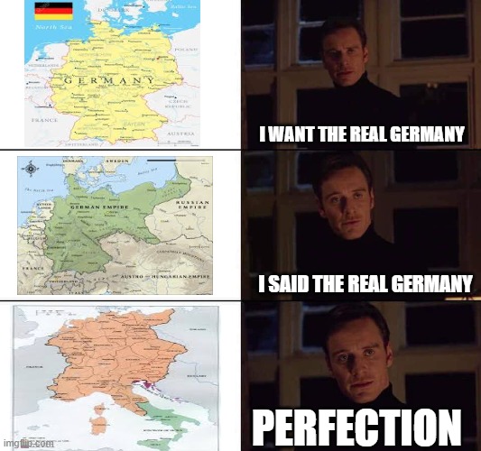 I want the real | I WANT THE REAL GERMANY; I SAID THE REAL GERMANY; PERFECTION | image tagged in i want the real | made w/ Imgflip meme maker