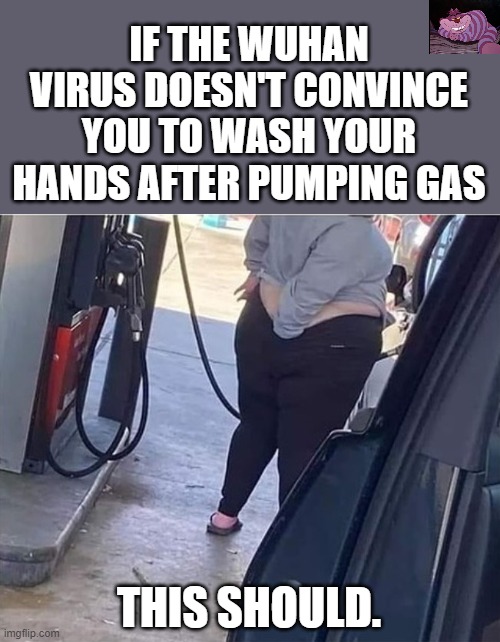Need more hand sanitizer | IF THE WUHAN VIRUS DOESN'T CONVINCE YOU TO WASH YOUR HANDS AFTER PUMPING GAS; THIS SHOULD. | image tagged in picker | made w/ Imgflip meme maker
