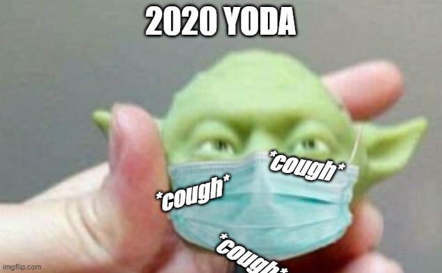 2020 yoda belike | 2020 YODA; *cough*; *cough*; *cough* | image tagged in star wars yoda,coronavirus,2020 yoda,memes | made w/ Imgflip meme maker