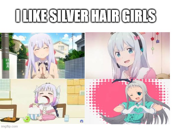 April's Fools!!! | I LIKE SILVER HAIR GIRLS | image tagged in memes,anime meme,anime,it's a trap | made w/ Imgflip meme maker