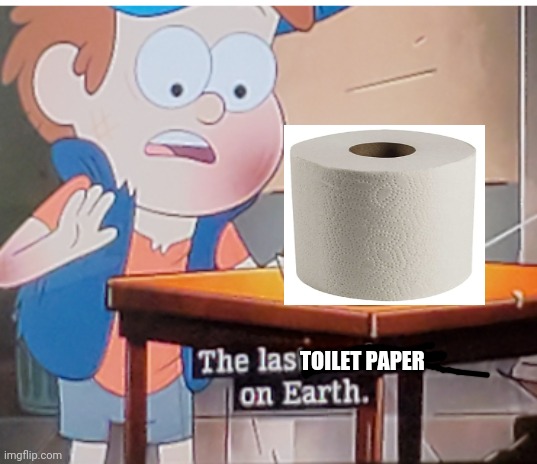  TOILET PAPER | image tagged in gravity falls,toilet paper,end of the world | made w/ Imgflip meme maker