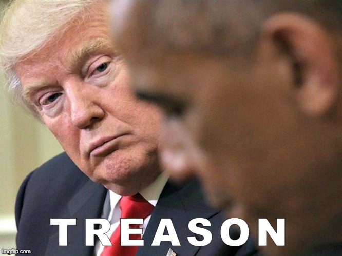 Trump > Obama > TREASON | image tagged in obama,treason | made w/ Imgflip meme maker