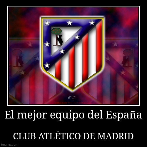AUPA ATLETI CARAJOOO | image tagged in funny,demotivationals,football,soccer,spain,atletico madrid | made w/ Imgflip demotivational maker
