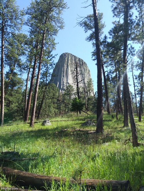 Devil's Tower | image tagged in photo | made w/ Imgflip meme maker