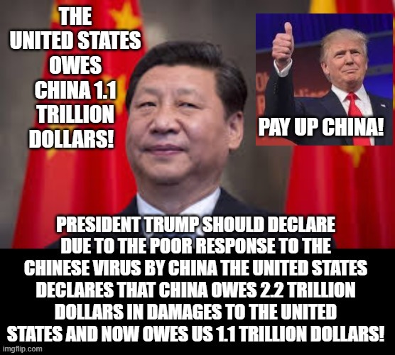 Pay Up China! - Imgflip