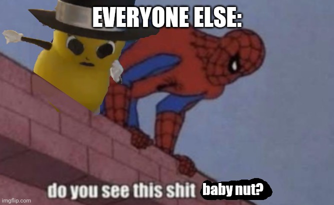 Do you see this shit Baby Nut? | EVERYONE ELSE: | image tagged in do you see this shit baby nut | made w/ Imgflip meme maker