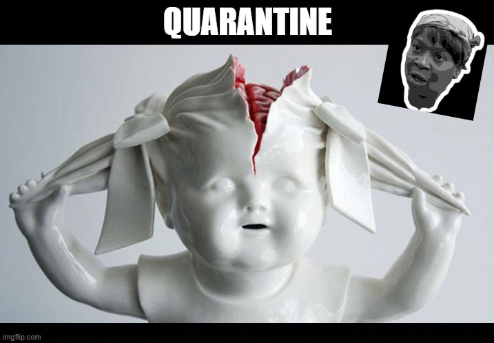 art class is ever so cool | QUARANTINE | image tagged in art class is ever so cool | made w/ Imgflip meme maker