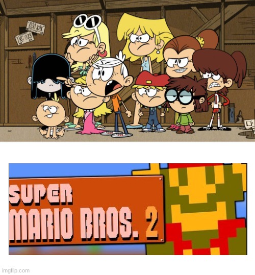 The War Against The Lost Levels | image tagged in loud house against meme template | made w/ Imgflip meme maker
