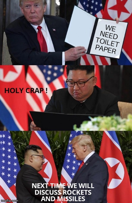 image tagged in toilet paper,toilet humor,donald trump,no more toilet paper | made w/ Imgflip meme maker