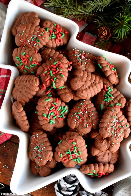 Chocolate Spritz Cookies | made w/ Imgflip meme maker