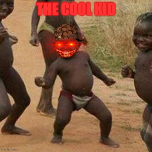 Third World Success Kid | THE COOL KID | image tagged in memes,third world success kid | made w/ Imgflip meme maker