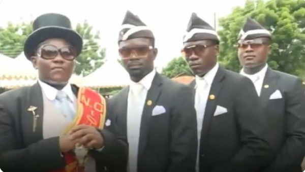 Dancing Pallbearers Blank Meme Template