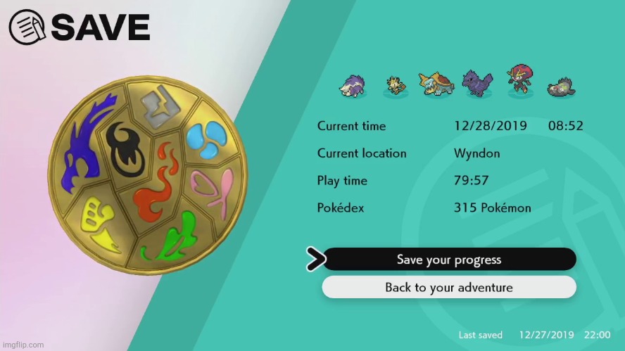 Pokemon Sword Save | image tagged in pokemon sword save | made w/ Imgflip meme maker